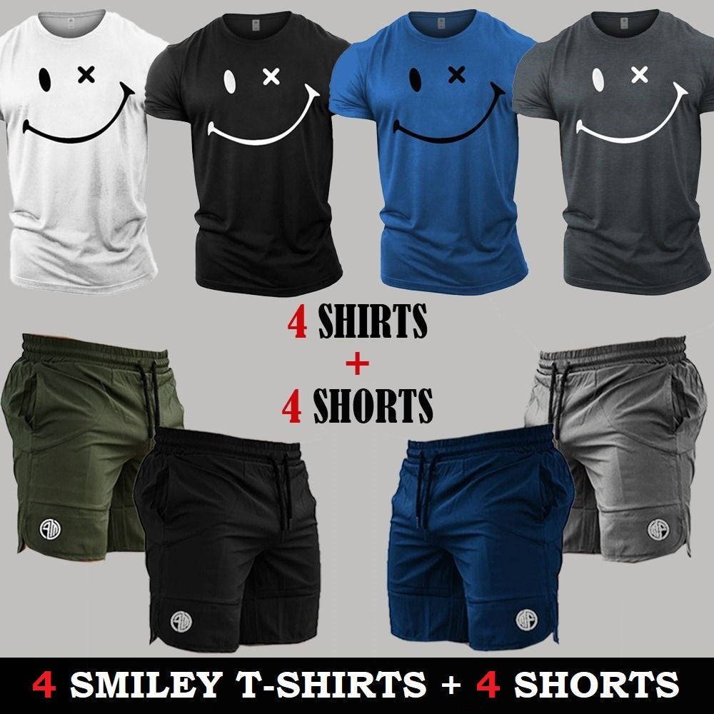 4 T-Shirts + 4 Shorts