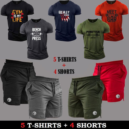 5 تيشرتات + 4 شورتات