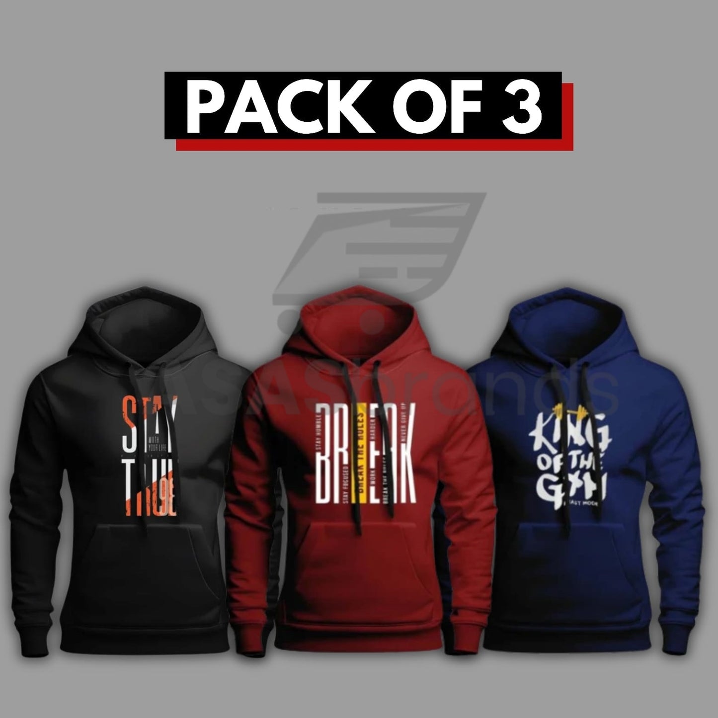 Pack Of 6 Hoodies
